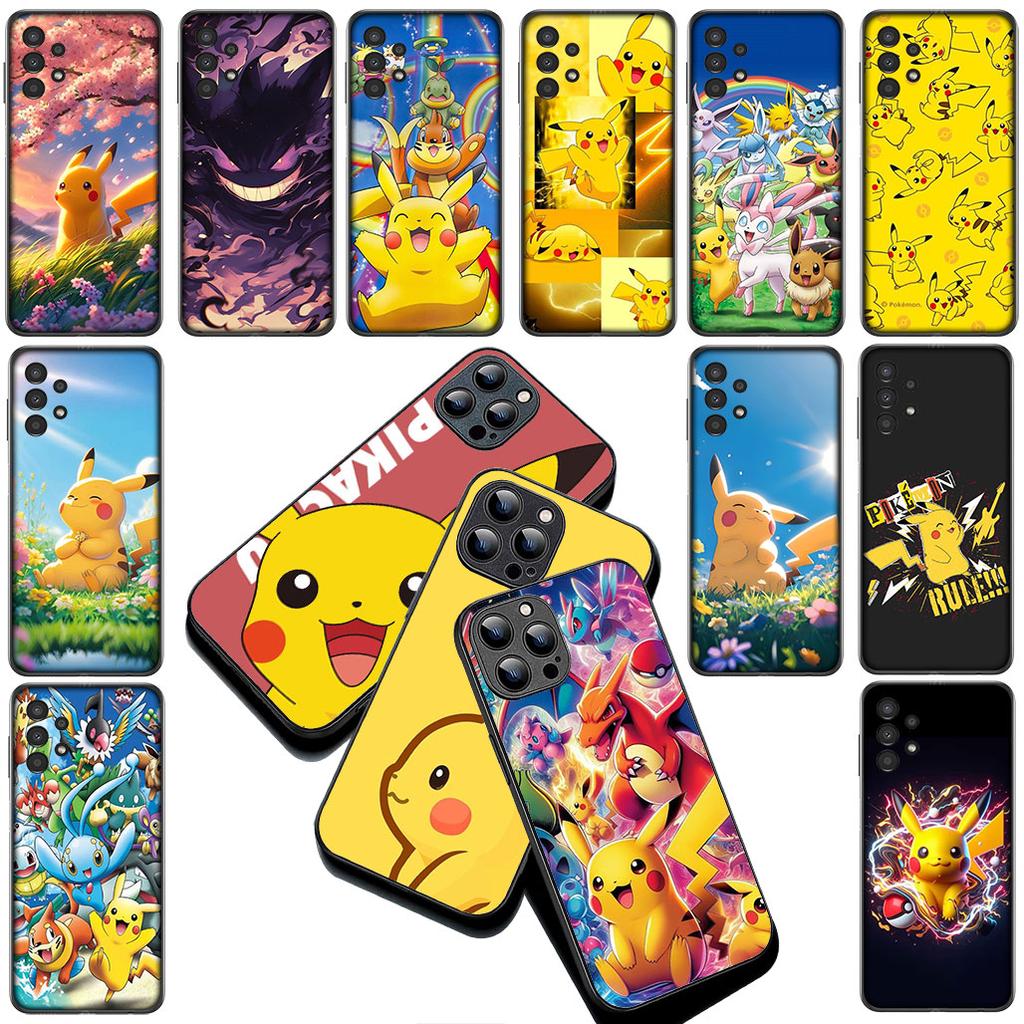 P-Pokemons GO Gengar P-Pikachus Cover for Apple iPhone 17 Pro XS Max Air XR 6 Plus X 5 + SE 2022 SE2 6+ Coque Phone Case