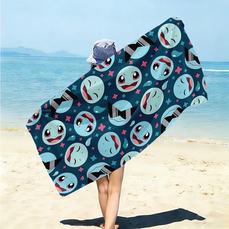 1Pc Kawaii Fantasy Creatures Beach Towel Microfiber Beach Towel Thin Absorbent For Beach Swimming Yoga Bath Sports 0917236