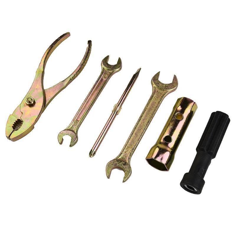 1set Universal Motorcycle Repair Tool Motorbike Spark Plug Wrench Screwdriver Sleeve Pliers Wrenches Socket Tool