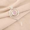 Pink Cat's Eye Gemstone 925 Sterling Silver Jewelry Handmade Pink Stone Pendant PP-42-48