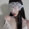 Halloween party costume ball headgear lace veil Internet celebrity cute cat rabbit ears headband hairpin