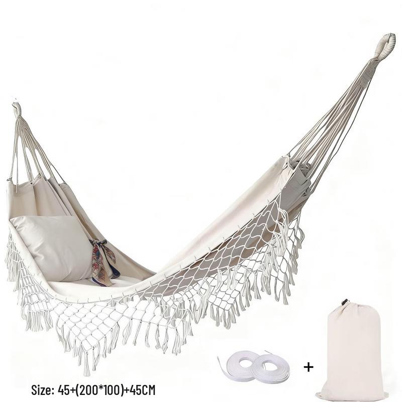 OLOEY Outdoor Camping Canvas Hammock