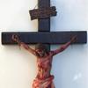 Catholic Crucifix For Wall Handmade Meditation Crucifix Renaissance Sculpture Collectible Figurines Religious Jesus Christ Wall