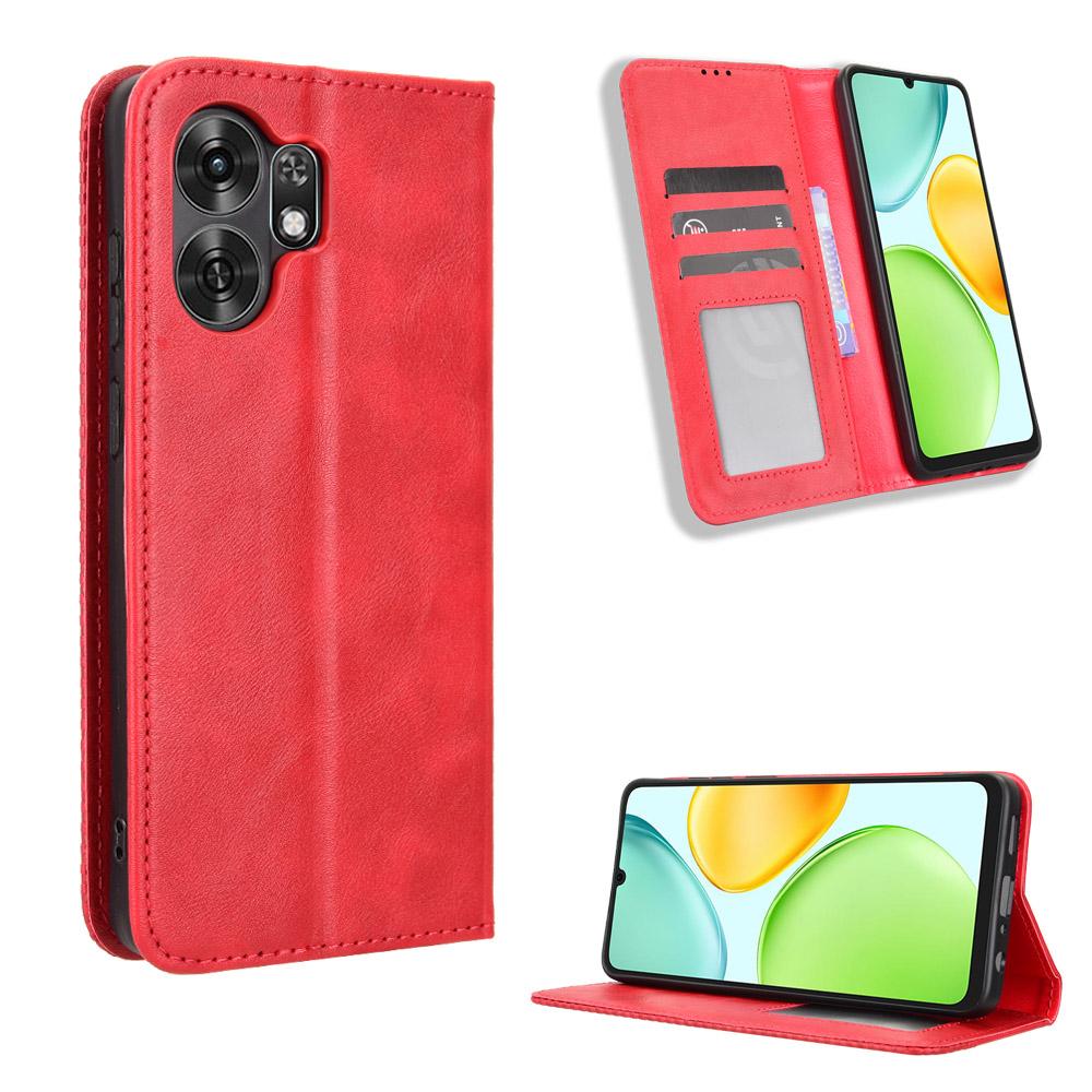 Flip Cover compatible for Honor X6D PU Leather Phone Case Full-Body Protection with [RFID Blocking]