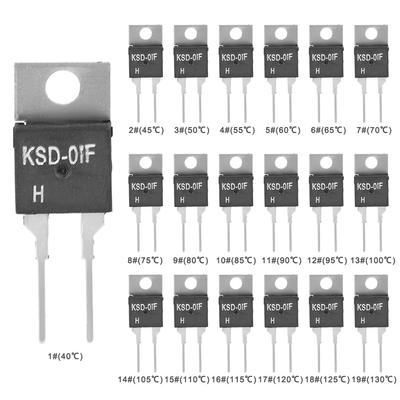 JUC-31F/KSD-01F Контроль температуры, нормально открытый переключатель, термостат, переключатель 40 ~ 130 ℃