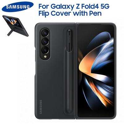 Samsung Оригинальный чехол для телефона Galaxy Z Fold4 Fold 4 с S Pen, полный защитный чехол для телефона со съемным держателем для ручки