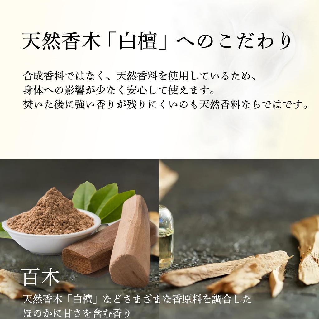 Iasive Благовония Momoki Luxury Kyoto благовония Павловния Низкий Мягкий 100 штук Благовония, Натуральный, магазин с давней историей, Подарок, Коробка, Дым, Аромат,