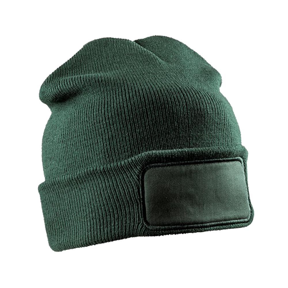 Result Unisex Adult Double Knit Printable Beanie