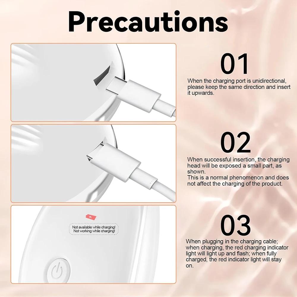 Микротоковый прибор для шеи Двойного назначения Массажер для лица - Антивозрастной уход для носогубных складок и морщин на шее Косметический инструмент