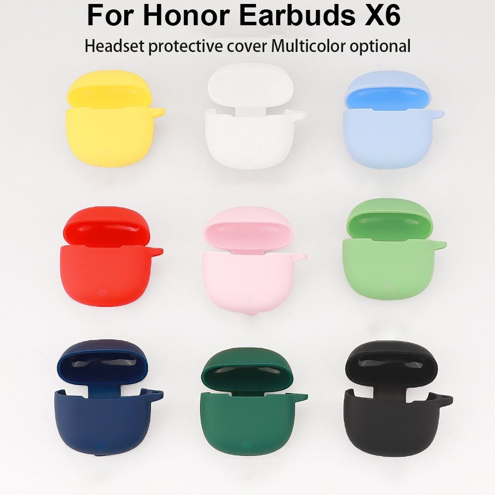 Dustproof Earbuds Protective Cover Bluetooth Headphone Box Sleeve for Honor Earbuds X6