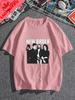 Stylish Retro 80s New Order Band Print Tshirt Unisex Casual Shortsleeved Shirt Top Cotton Tshirt For Spring And Summer