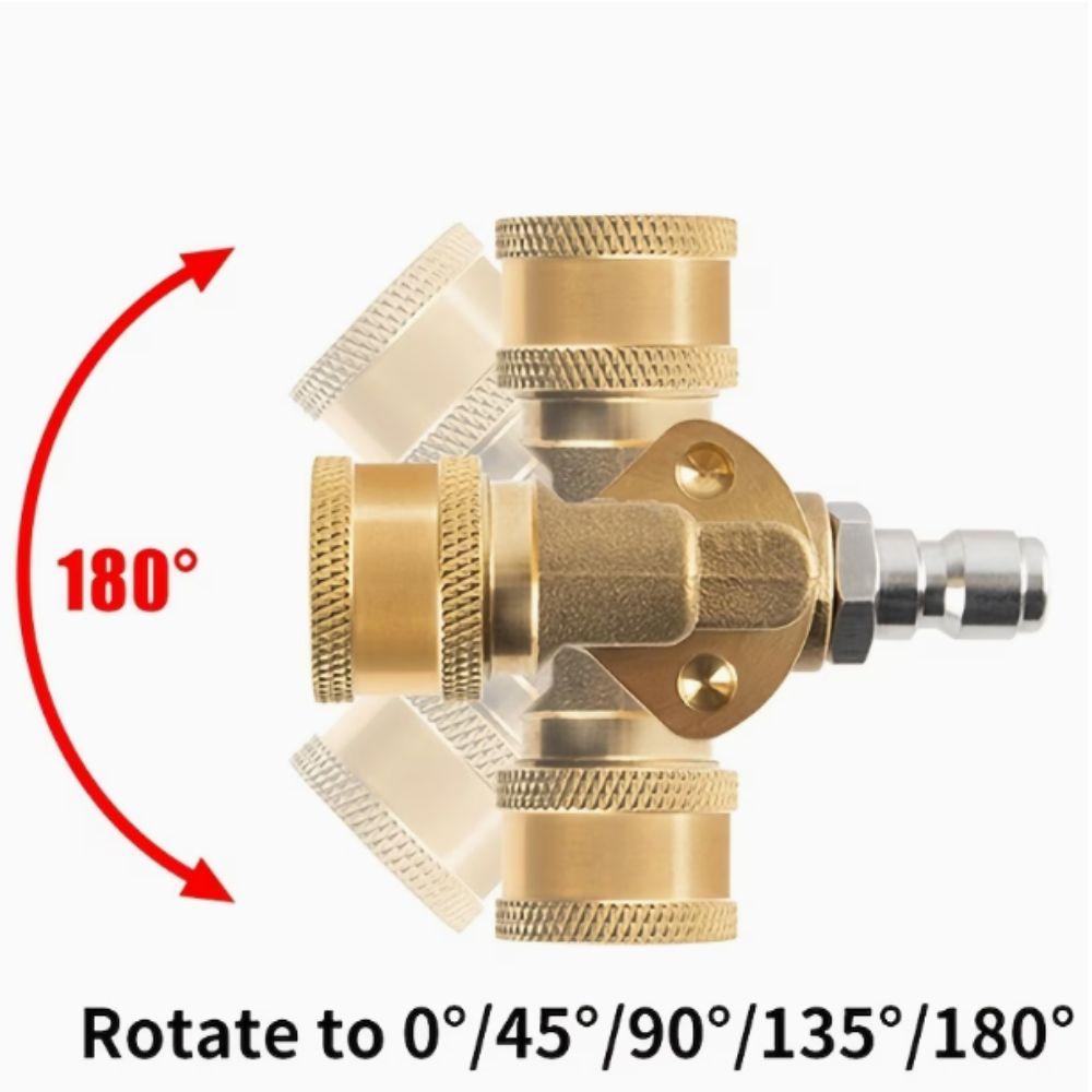 Adjustable Swivel Connector High Pressure Washer Kit Washer Accessori Garden Supplies