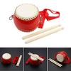 Fashion Tang Drum Traditional Chinese Drum Children Cowhide Drum Children Wooden Drum Toy Percussion Instrument