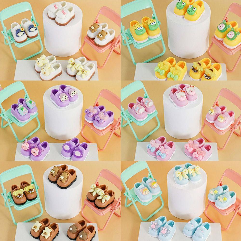 Мини-туфли ручной работы из ПВХ 4 см. Туфли для мультяшных кукол. Подарки на день рождения.