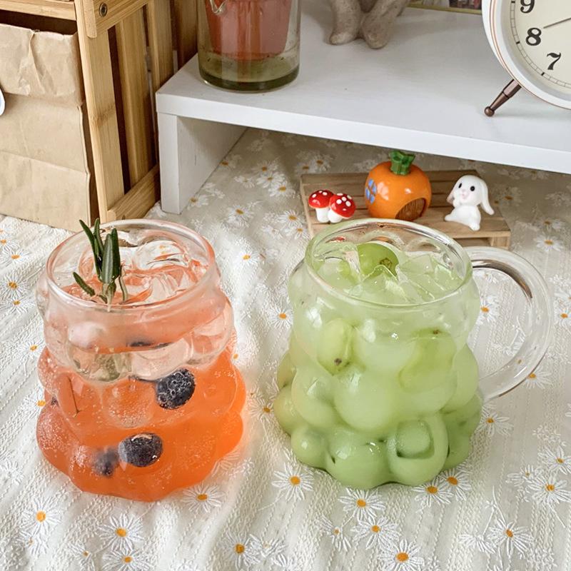 Холодные кофейные чашки Латте Кофейный стакан Сок Молоко Вода Чашка Прозрачная бутылка для воды Стаканы для напитков Кухонные принадлежности для стола