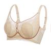 Sexy Lace Underwear for Women, Memory Wire Gathered Upper Breast Collection Bra Rabbit Ears Crystal Cup Breathable Bra