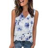 Tank Top Women Casual Printed Soft Summer V Neck Sleeveless Tops