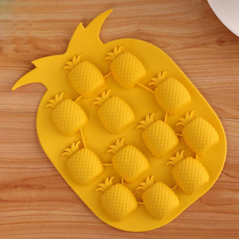 Форма для замораживания кубиков льда, лоток в форме ананаса, форма для приготовления льда для бара, вечерние напитков