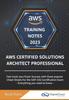 Книга AWS Certified Solutions Architect Professional Training Notes