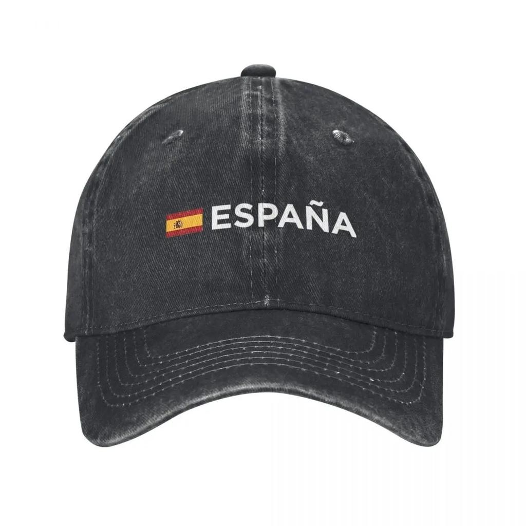 ESPANA Флаг Испании Высококачественная Унисекс Женская Бейсболка Потертые Джинсовые Кепки Шляпа Винтажная Для Уличных Тренировок Головной Убор