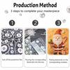 Christmas Pearl Painting Kit Handmade DIY Santa Claus Candy Cane Snowflake Home Decoration Painting