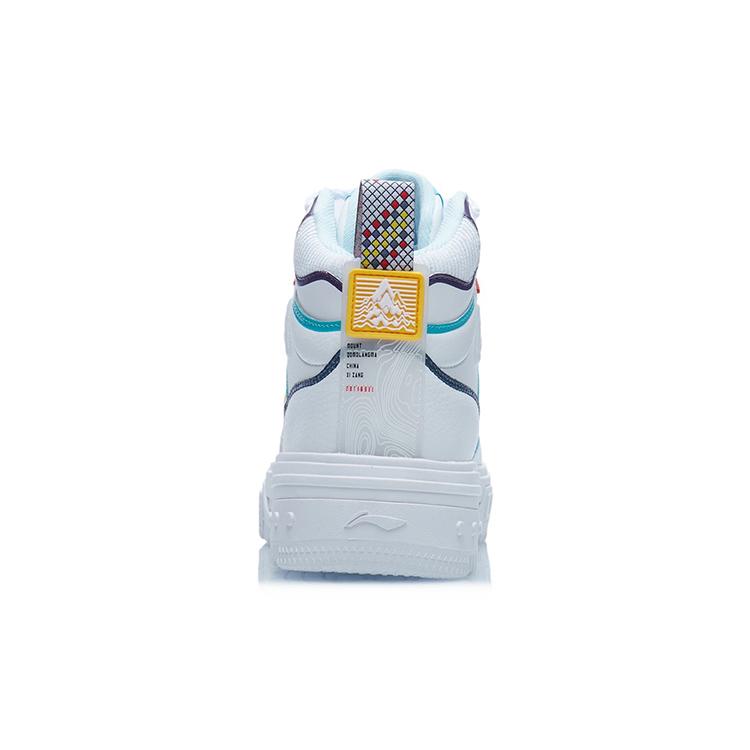 Li Ning Domain Specific Territory Travel High top Skateboard Shoes Women's White AGCR432-2