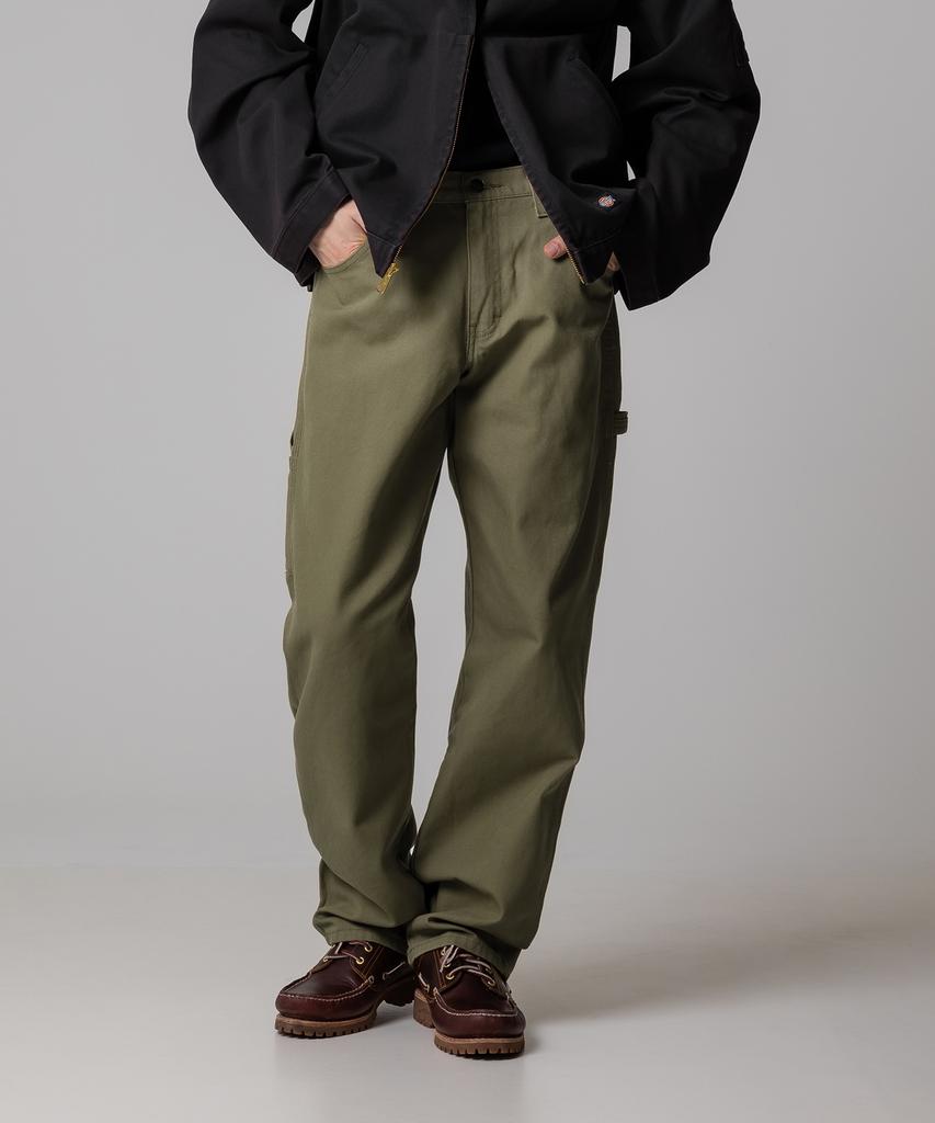 DICKIES 1939 Duck Canvas Carpenter Pants Moss Green