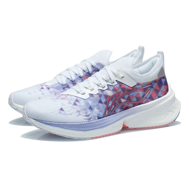 Li-Ning Feidian Discovery White Heron Blue женские кроссовки стандарт-белый ARMR006-8