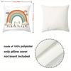 Cute Rainbow Patterned Cushion Covers for Home Decor Polyester pillowcase, sofa decorative cushion cov Headboard Pillow