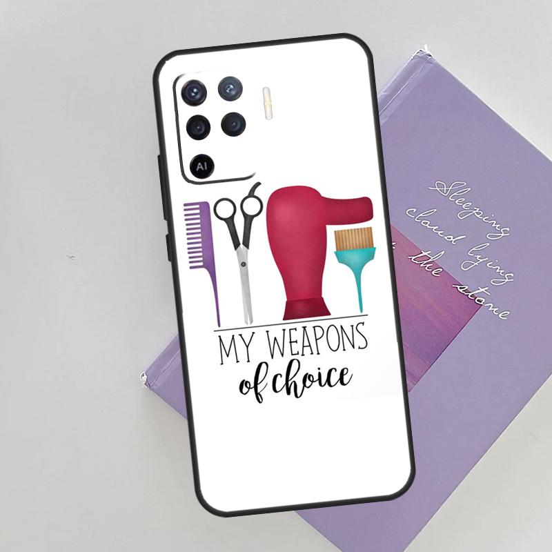 Расческа Парикмахерская Салон Красоты Чехол Для Oppo A78 A98 A74 A54 A94 A15 A16 A17 A52 A72 A76 A96 A53 A57S A58 A5 A9 Чехол Для Телефона