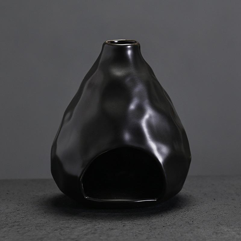 1pc Ceramic Sage Burning Tool Container Creative Atmosphere Decor Peru Palo Santo Tray Burner Home Decor (Without Incense)