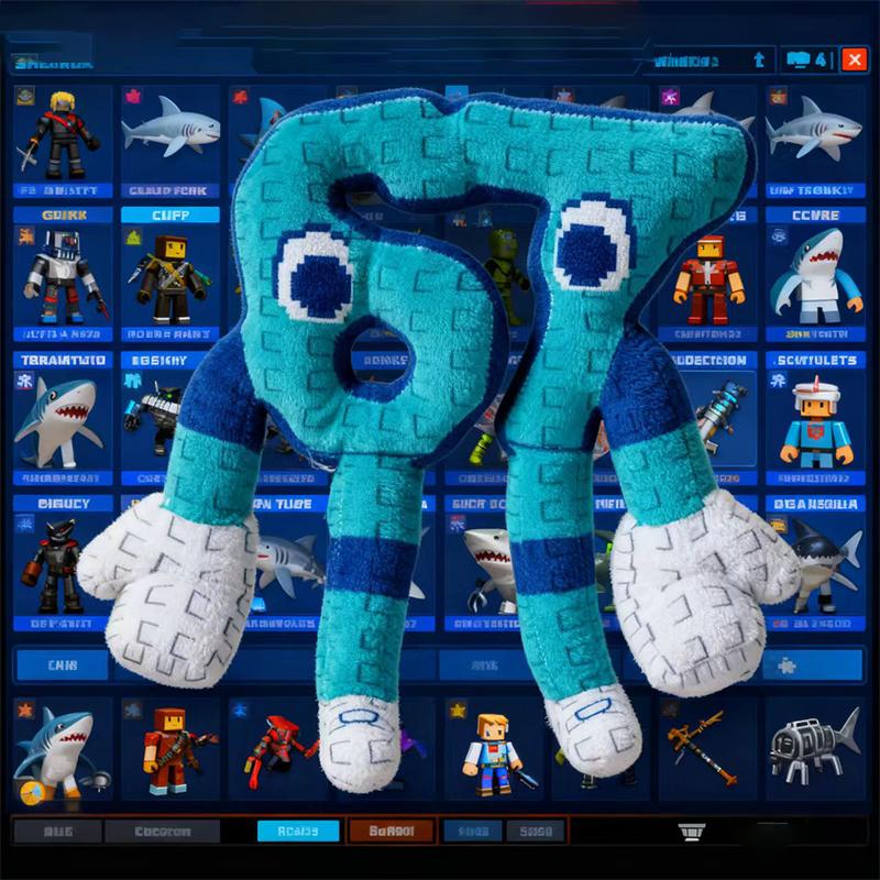 New Steal A Brainrot Plush Game Peripheral Cute Soft 67 Toys Kawaii Animal Elephant Accompany Dolls Gamer Anime Fans Gifts