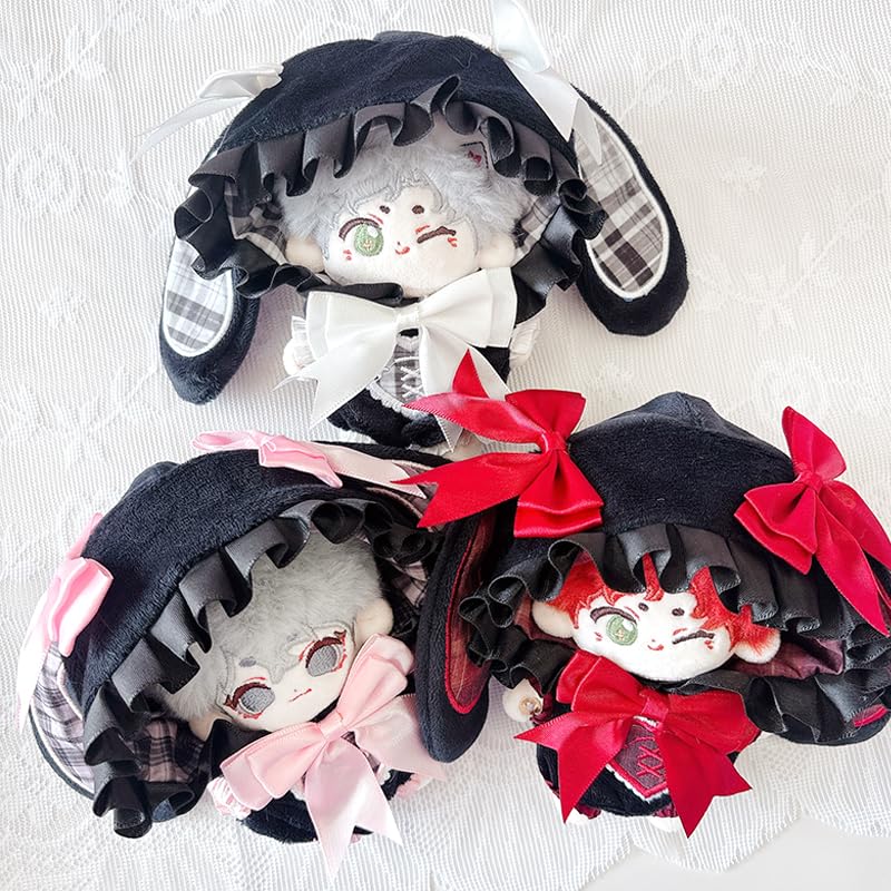 G-Trigger Plush Clothes Клетчатые кроличьи уши Kigurumi для мягких игрушек [Для 10-15 см] [Oshikatsu Goods] [Параллельный импорт]