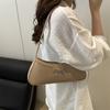 Spring Popular Bow Small Bag Women's 2025 New Fashion Underarm Crescent Bag Texture Versatile Messenger Bag
