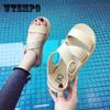 Simple Open-toed Flat Casual Sandals Women's Summer Buckle Belt All-match Women's Shoes Casual Home Outdoor Wear