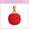Double Table Sided Tennis Racket Plush Toy Cartoon Girl Kid Gifts Festivals