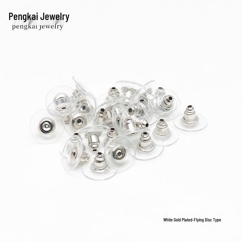 DIY Jewelry Accessories: Hypoallergenic Silicone Earring Backs & Stainless Steel Ear Plugs