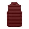 Men  Winter Fashion Stand Collar  Color Waistcoat Vest Jacket Top Coat