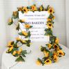 26 Heads Sunflower Artificial Flowers Vine Floral Art Sunflower Hanging Plants  New Year