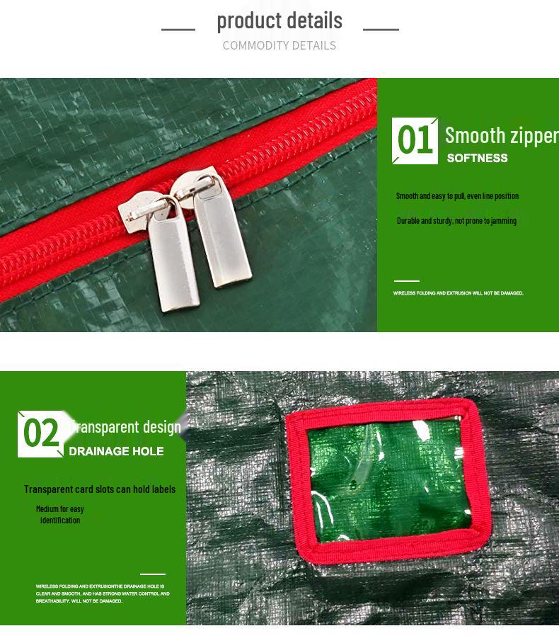 Водонепроницаемая сумка для хранения рождественской елки для домашнего и уличного использования