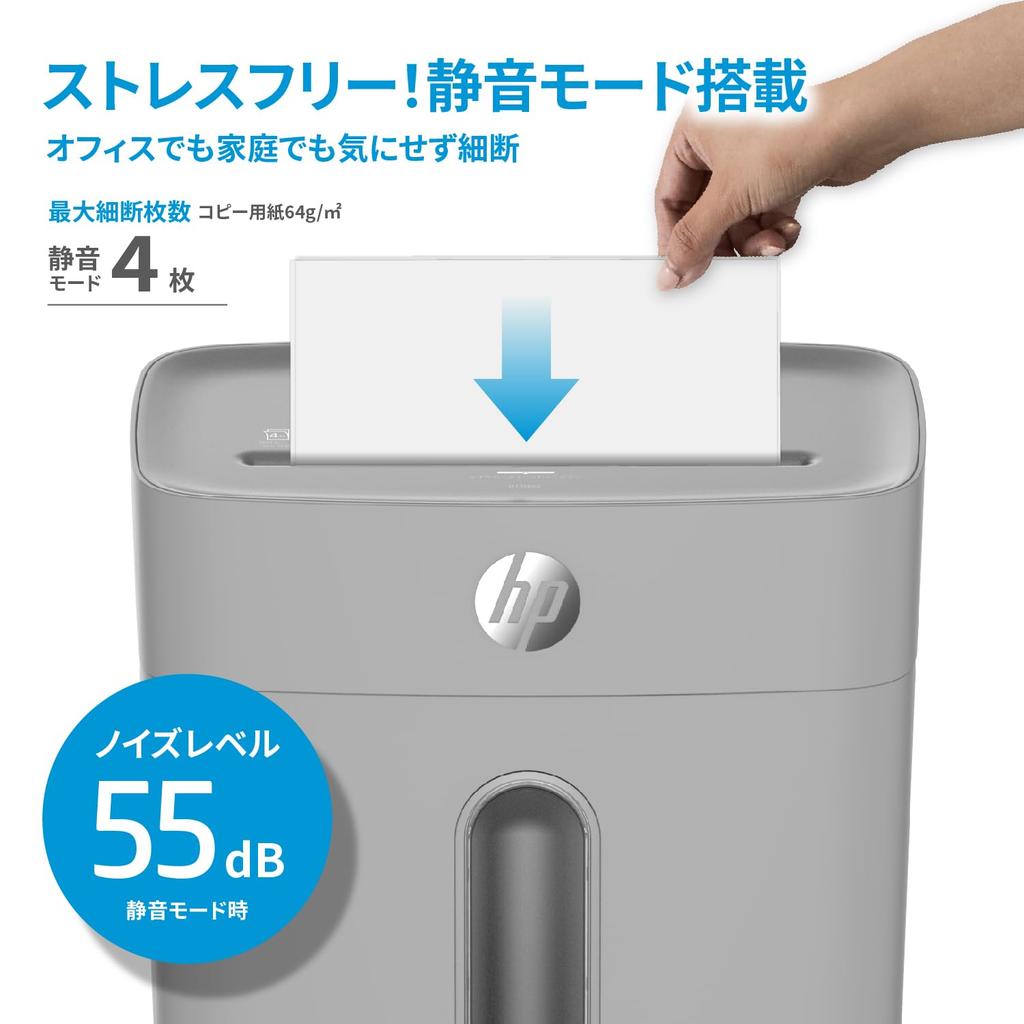 Электрический измельчитель HP для домашнего использования с тихим режимом, компактный мини-перекрестный рез 5x18 мм, измельчает 6 частей одновременно, большая емкость, пылеулавливающий тонкий Q1506CC