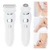 2-In-1 Women Electric Shaver USB Rechargeable Waterproof Portable Travel Face Body Bikini Area Arm Leg Hair Removal Razor Epilator Trimmer