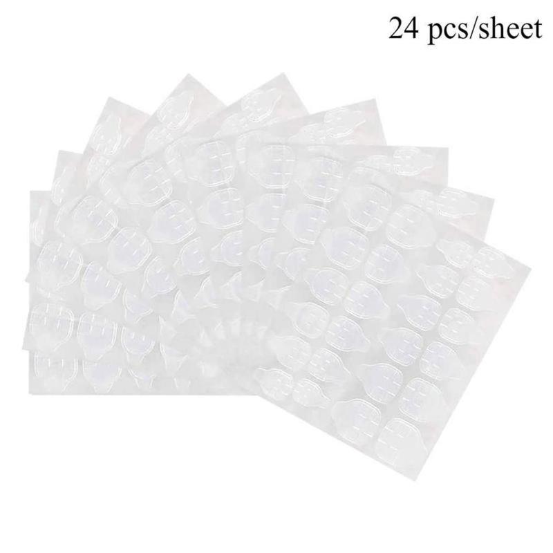 1 Sheet False Nail Glue Sticker DIY Fake Nails Double Side Clear Invisible Strong Jelly Gel Pad Press On Nails Manicure Tool