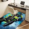 Motorcycle Theme Office Carpet Chair Mat - Large Desk Protector for Home Decor, Sofa Rug, Office Flooring, Gift Idea for Any Room0162A