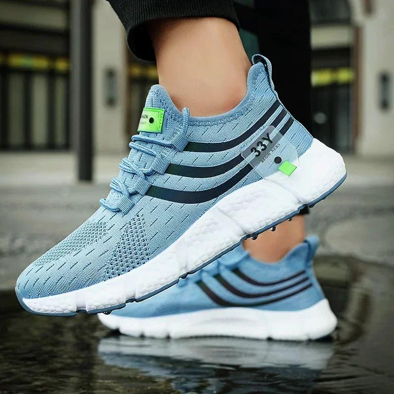 Men's Shoes Outdoor Sports Shoes Sneakers Light Walking Shoes Mesh Breathable Casual Fashion Running Shoes For Women Tenis Shoes