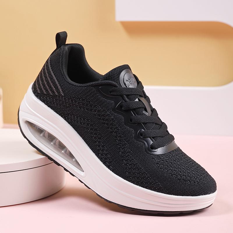 TUINANLE Женские кроссовки на толстой подошве, спортивная обувь, повседневная обувь на сетчатой платформе