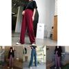 Stylish High-waist Suit Pants In Solid Colors For Casual Wide-leg Comfort