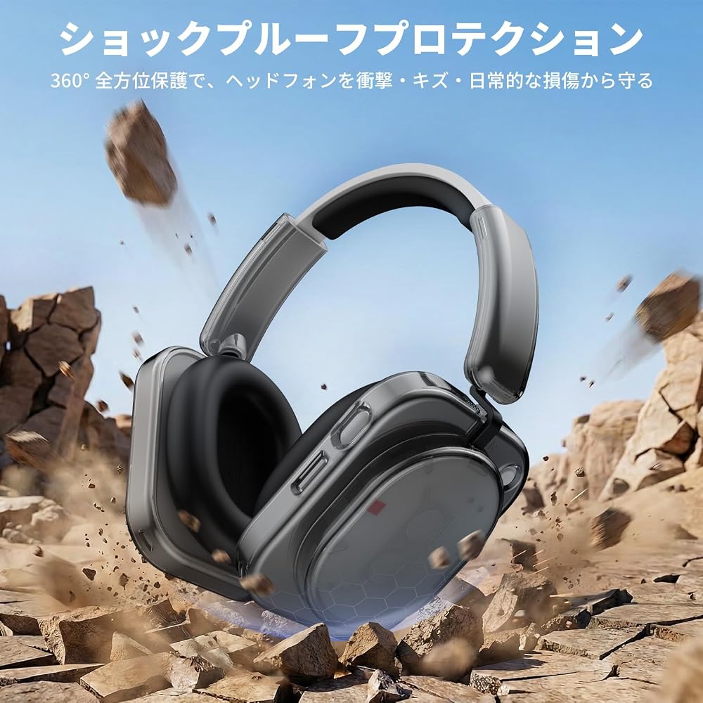 For Nothing Headphone (1) Dedicated Separable TPU Hard Case Protective Set: Shockproof & Stain-Resistant Design, Full Protection for Headband & Earpad