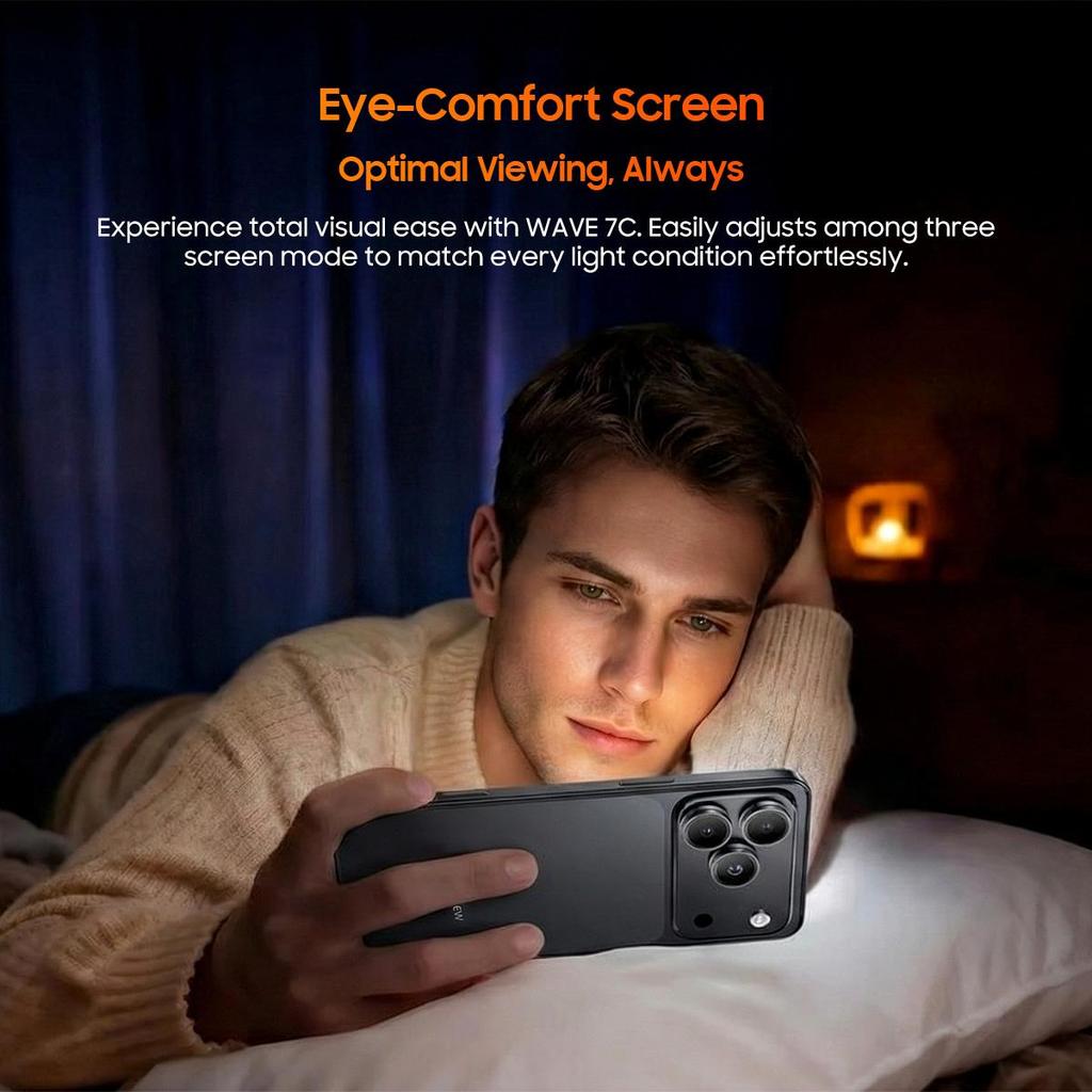 Blackview WAVE 7C 4G AI Смартфон 16 ГБ+128 ГБ 6,56" Android 16 5000 мАч Мобильный телефон