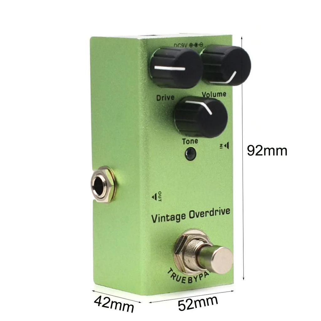 Педаль эффектов для электрогитары Vintage Overdrive Distortion Chorus Delay Tremolo